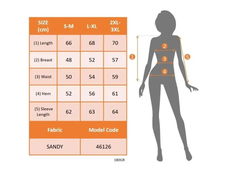 Ayollar uzun qolli V yoqali, yenglari dumba detalli qumli bluzka - 6