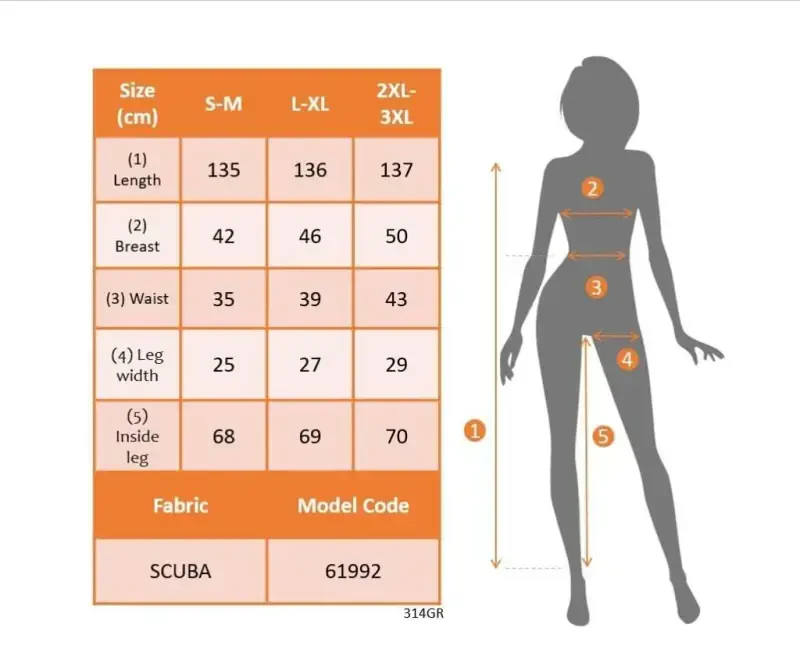 Ayollar uzun qollik kvadrat yoqali fermuarlı barmoqdan o'tuvchi dalg'ich tulum - 5
