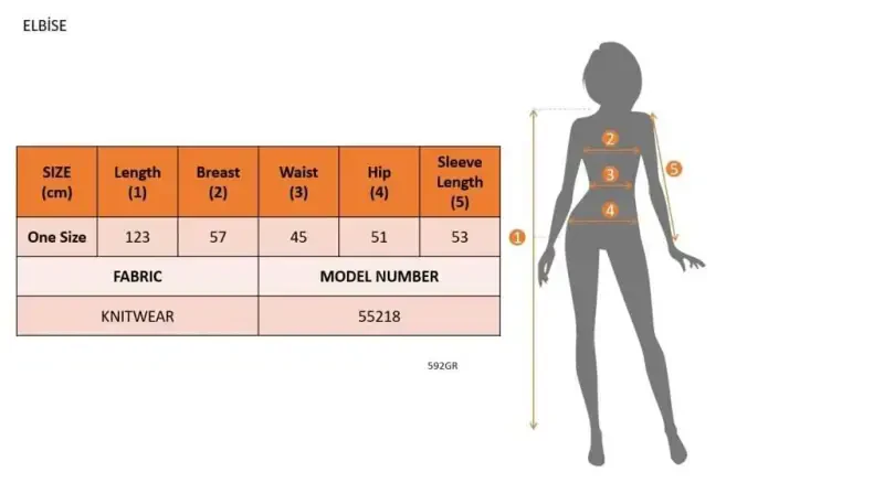 Ayollar uzun yengli yoqali ko'p rangli triko uzun ko'ylak - 11