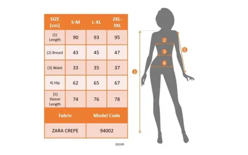 Ayollar V bo'yinli belida gipür detallari krep ko'ylak - 7