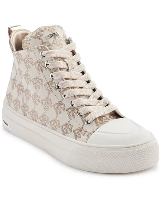 Ayollar Yaser Lace-Up O'rta Top Krossovkalari - DKNY