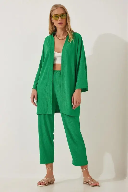 Ayollar yashil kimono pastki qismi - BENETTON - 3