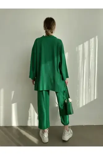 Ayollar yashil kimono shim kostyumi - Yashil - 5