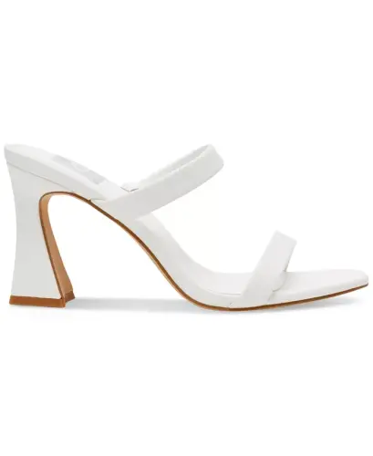 Ayollar Yorke ikki bantli kvadrat burunli baland poshnali sandal ko'ylaklari - DV DOLCE VITA (1)