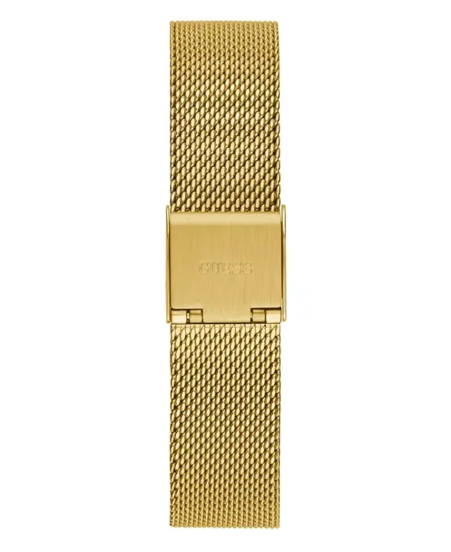 Ayollarning analog oltin rangli zanglamaydigan po'lat va to'rli soati 32 mm - Oltin rang - 3