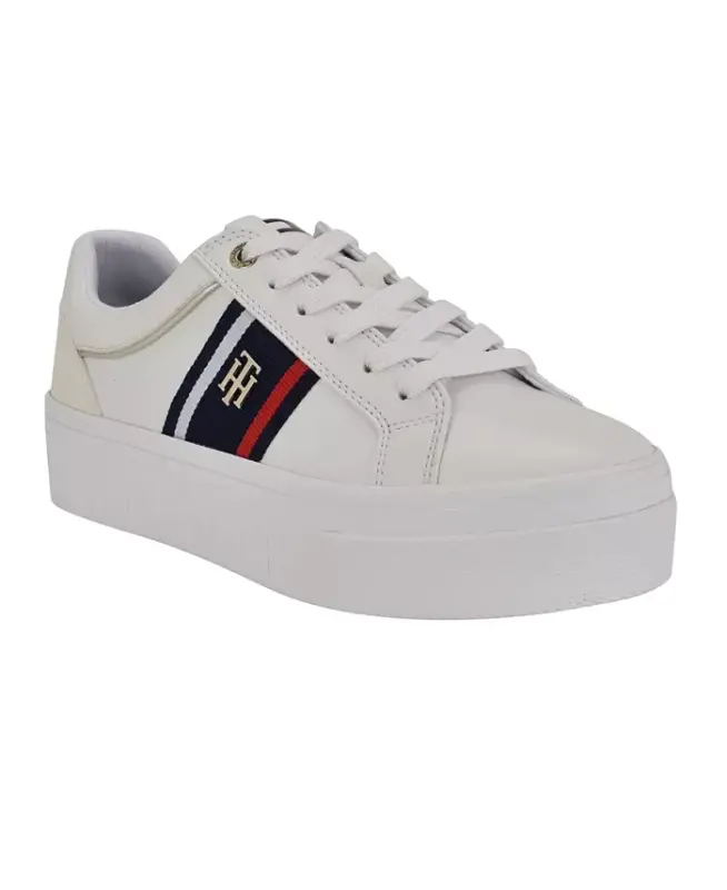 Ayollarning Badria logotipi platformali krossovkalari - TOMMY HILFIGER