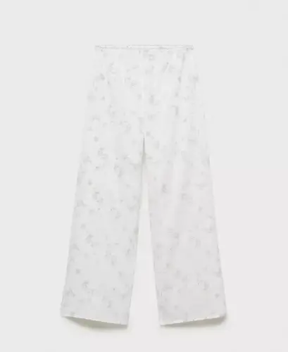 Ayollarning kashtalangan pajama shimlar - 5