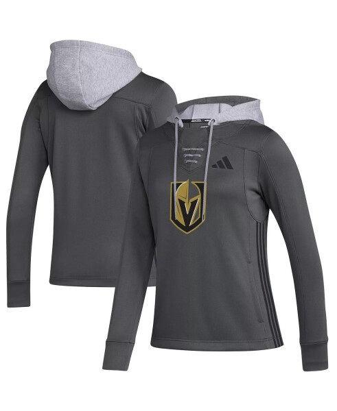 Ayollarning kulrang Vegas Golden Knights Refresh Skate Lace AEROREADY ko'ylagi kulrangi - 1