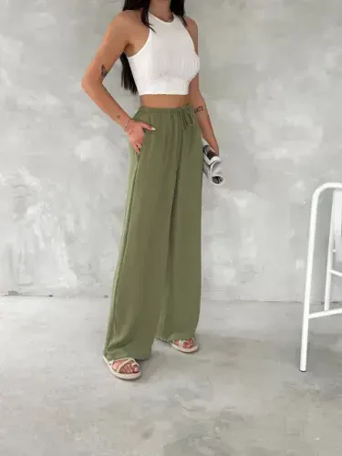 Ayrobin Oversize Pants - Mint Green - 1