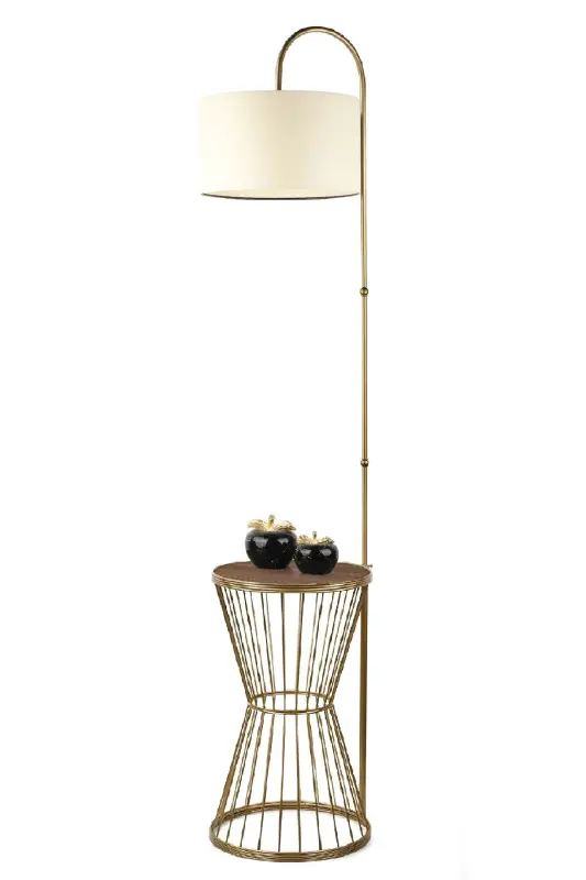 Aytug Sehpa Lambader Eskitma Yong'oq Yog'och Krem Shapka-Eskitma - 3