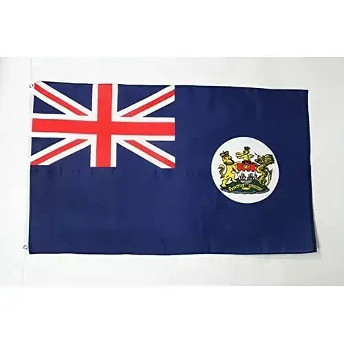 AZ FLAG - Hong Kong Old Flag - 2x3 Ft - 100D Polyester Former Hong Konger Banner with Two Metal Grommets - Fade Resistant - Vivid Colors - 2' x 3' Feet - 90x60 Cm 