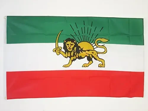 AZ FLAG - Iran Old Persia Flag - 3x5 Ft - 100D Polyester Persian Banner with Two Metal Grommets - Fade Resistant - Vivid Colors - 3' x 5' Feet - 150x90 Cm - 2