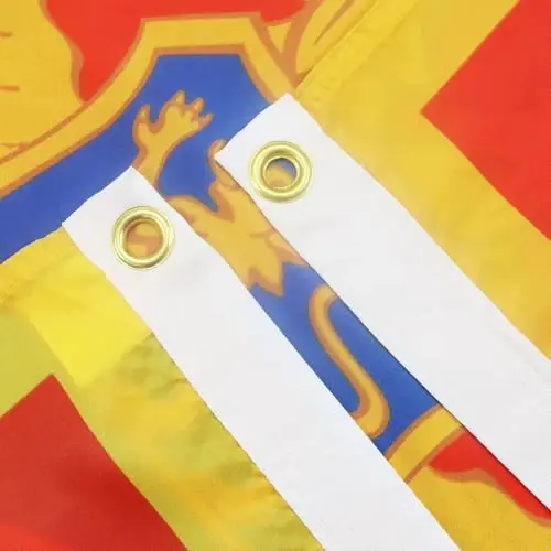 AZ FLAG - Montenegro Flag - 2x3 Ft - 100D Polyester Montenegrin Banner with Two Metal Grommets - Fade Resistant - Vivid Colors - 2' x 3' Feet - 90x60 Cm - AZ FLAG (1)