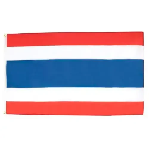 AZ FLAG - Thailand Flag - 3x5 Ft - 100D Polyester Thai Banner with Two Metal Grommets - Fade Resistant - Vivid Colors - 3' x 5' Feet - 150x90 Cm - AZ FLAG
