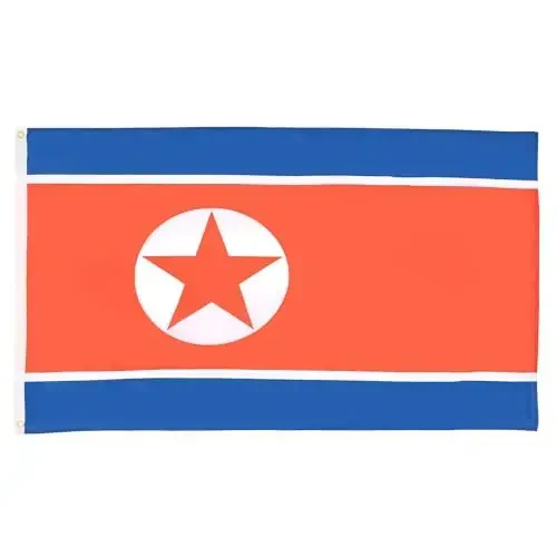 AZ FLAG - North Korea Flag - 3x5 Ft - 100D Polyester North Korean Banner with Two Metal Grommets - Fade Resistant - Vivid Colors - 3' x 5' Feet - 150x90 Cm - AZ FLAG