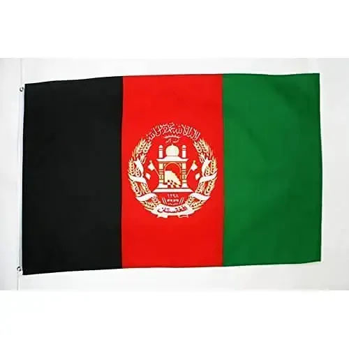 AZ FLAG - Afghanistan Flag - 2x3 Ft - 100D Polyester Afghan Banner with Two Metal Grommets - Fade Resistant - Vivid Colors - 2' x 3' Feet - 90x60 Cm - AZ FLAG (1)