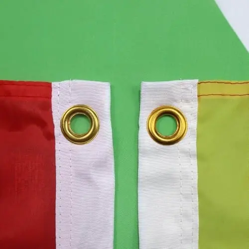 AZ FLAG - Burma Flag - 2x3 Ft - 100D Polyester Myanmar - Burmese Banner with Two Metal Grommets - Fade Resistant - Vivid Colors - 2' x 3' Feet - 90x60 Cm - 2