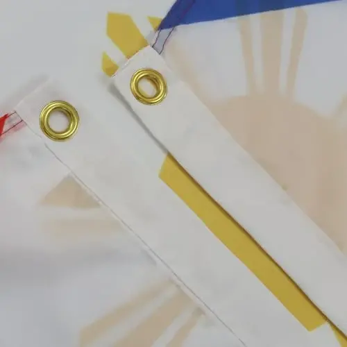 AZ FLAG - Filippin bayrog'i - 2x3 Ft - 100D Polyester Filippin banneri ikkita metall halqa bilan - Rang o'chishiga chidamli - Yorqin ranglar - 2' x 3' Feet - 90x60 Sm - AZ FLAG (1)