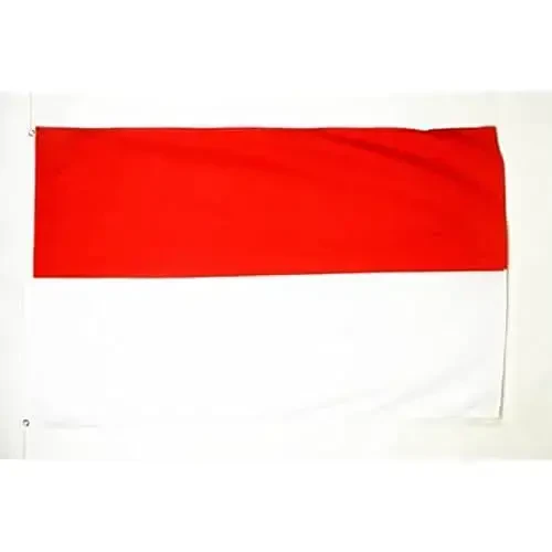 AZ FLAG - Indoneziya Bayrog'i - 2x3 Ft - 100D Polyester Indoneziya Bannersi Ikki Metall Lyuvers bilan - Rangini yo'qotmaydigan - Yorqin Ranglar - 2' x 3' Feet - 90x60 Sm - AZ FLAG