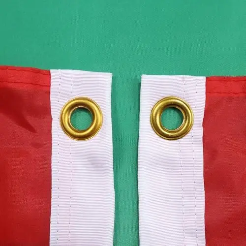 AZ FLAG - Maldiv bayrog'i - 2x3 Ft - 100D Polyester Maldiv bayrog'i ikkita metall lyuvers bilan - Rangini yo'qotmaydigan - Yorqin ranglar - 2' x 3' Feet - 90x60 Cm - AZ FLAG (1)