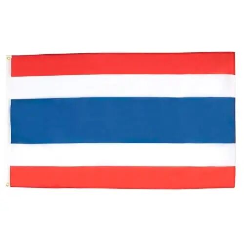 AZ FLAG - Thailand Flag - Large 5x8 Ft - 100D Polyester Thai Big Banner with Two Metal Grommets - Fade Resistant - Vivid Colors - 5' x 8' Feet - 250x150 Cm - AZ FLAG