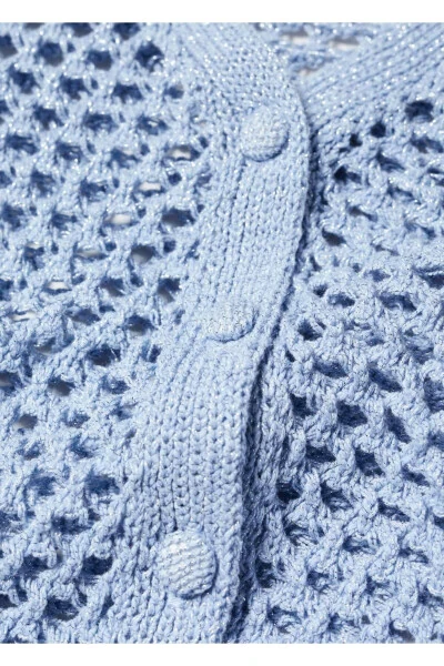 Ажурная Вязаная Кофта - 6