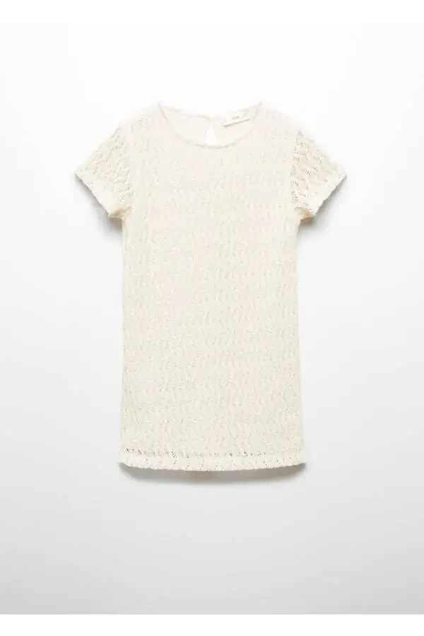 Ажурный вязаный свитер - 3