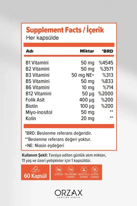 B Complex 50 Capsules - 2