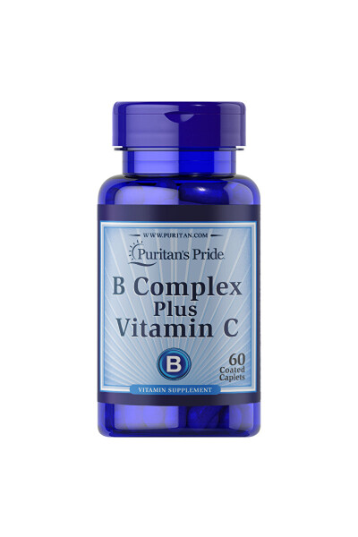 B Complex Plus Vitamin C 500 Mg 60 Tablets - 1