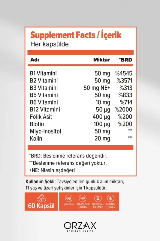 B Kompleksi 50 Kapsula - 2