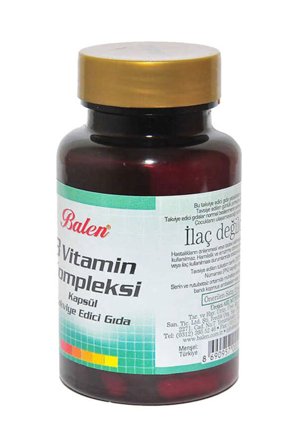 B Vitamin Complex 425 Mg 60 Capsules B12 - 6