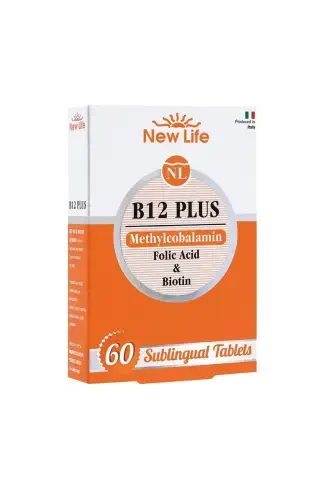 B12 Plus 60 Sublingual Tablets - Cherry 7640128140139 - NEW LIFE (1)