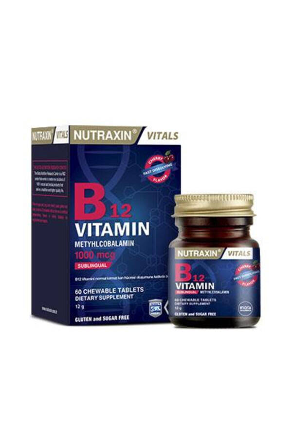 B12 Vitamini 1000 Mcg - Dil Altı Tableti - 8