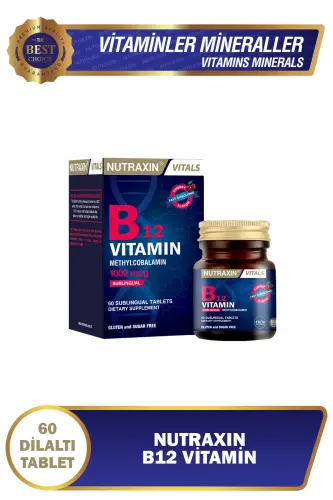 B12 Vitamini 1000 Mcg - Til osti osti tabletkasi - 1