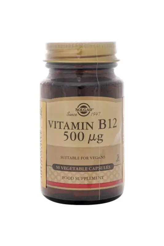 Vit B-12 500mg 50 Kapsül - SOLGAR