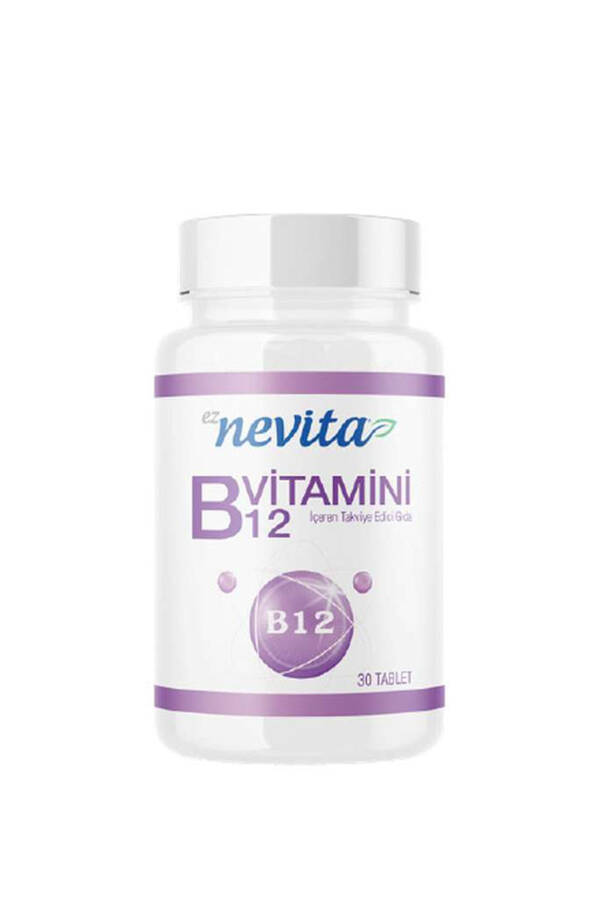 B12 Vitamini Gıda Takviyesi 30 Tablet - 1