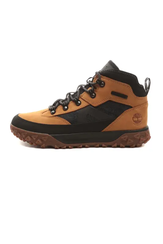 B1A66P82311-R Greenstride Motion 6 Mıd Lace Up Waterpr &Ccedil;ocuk Bot Ve &Ccedi - Kahve - 1