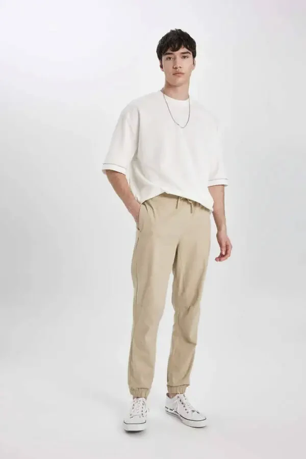 B6148 Regular Jogger Gabardine Pants - 7