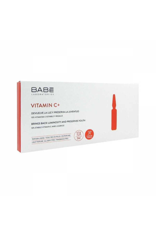 Babe Vitamin C Ampula Yorug'lik Beruvchi Samarali Konsentrlangan Parvarish 10*2ml - 2