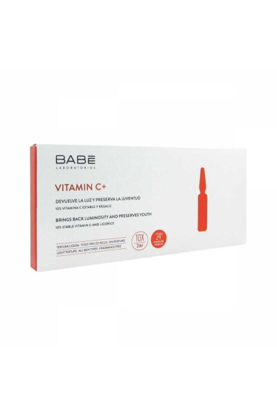 Babe Vitamin C Ampula Yorug'lik Beruvchi Samarali Konsentrlangan Parvarish 10*2ml - 1