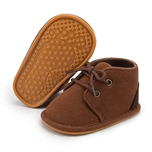 Babelvit Baby Boy Girl Yumshoq Taglik Canvas Krossovkalari Uchqun Yuqori Top Bog'ichli Chaqaloq Unisex To'piqli Poyabzal Etiklar Chaqaloq Yangi Tug'ilgan Prewalker Birinchi Chaqaloq Yuradigan Beshik Poyafzallari 