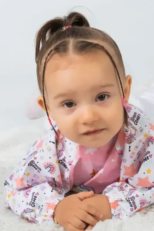 Babexi Unicorn Temalı Kiyilishi Mumkin, Su Oʻtkazmaydigan Chaqaloq Ovqatga Moyil - 5