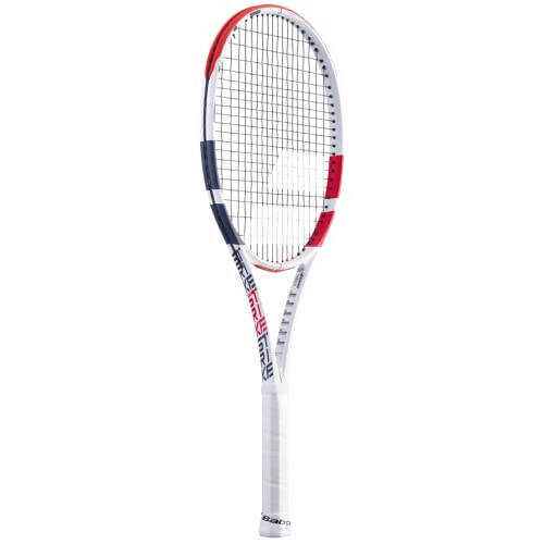 Babolat Pure Strike 18/20 Tennis Racquet (3rd Gen) - Strung with 16g White Babolat Syn Gut at Mid-Range Tension - 2