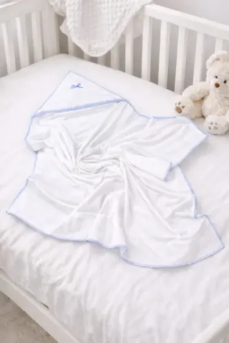 Baby 100% Cotton Swaddle with Belt 70*70 cm - 1