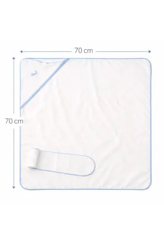 Baby 100% Cotton Swaddle with Belt 70*70 cm - KİDOO BEBE (1)