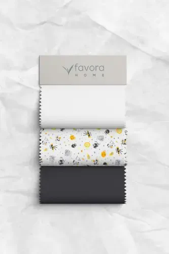 Baby %100 Paxta Astronavt Chaqaloq Nevresim To'plami - Antratsit-Antratsit - 6