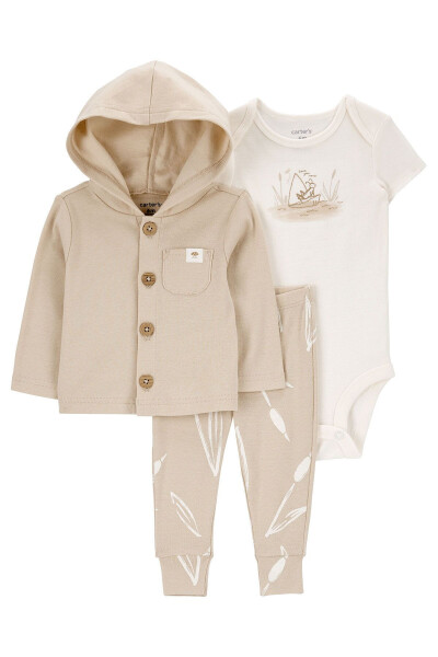 Baby 3-Piece Cardigan Set - 4