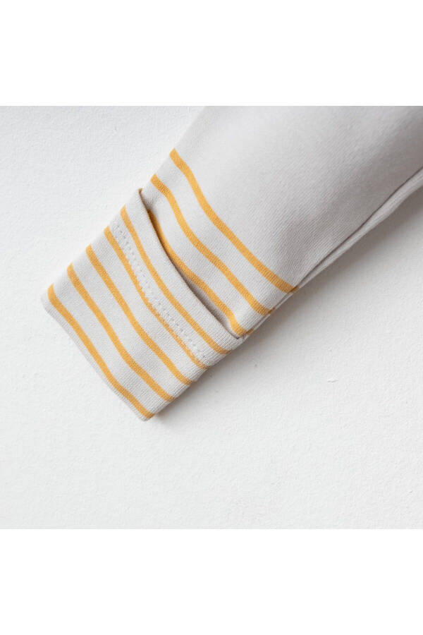 Baby 3-Piece Set 100% Cotton Animal Print Pants And Hat Set - 2