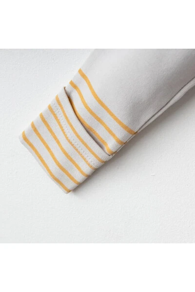 Baby 3-Piece Set 100% Cotton Animal Print Pants And Hat Set - Modazone (1)