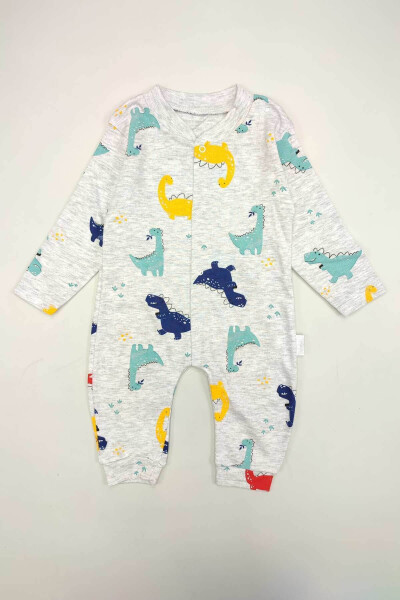 Baby 5 Buy 4 Pay Newborn Child Soft Cotton Jersey Slim Fit Dino Print Snap Romper 14738 - 7